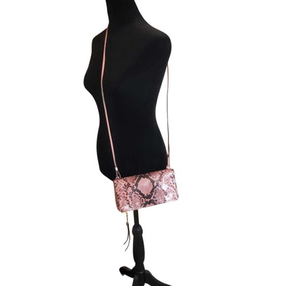 Coach Pink Snakeskin Crossbody - Picture 3 of 10